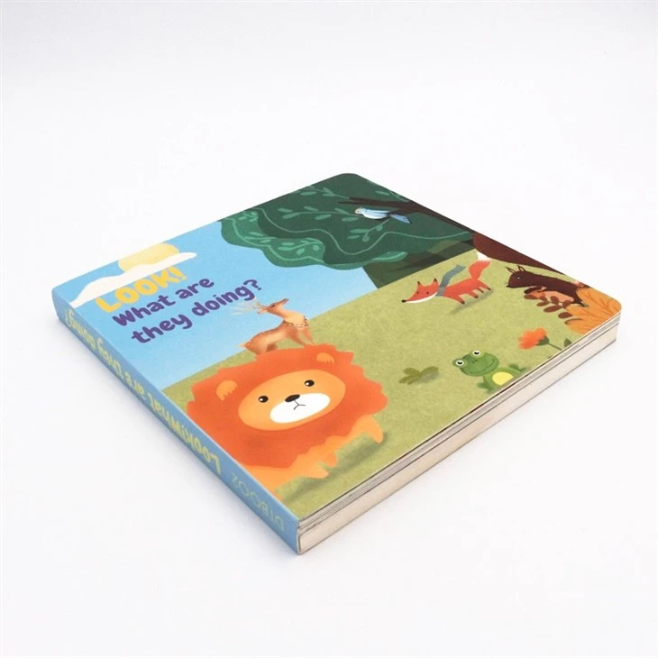 Newest Design Kids Zoo Sounds Board Book For 2 Year Olds Children