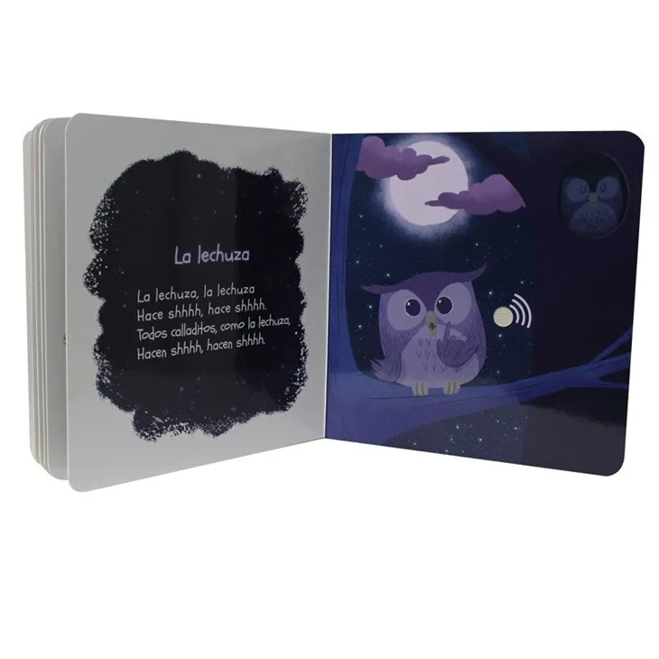 Preschool Education Nursery Rhymes Sound Book With Press Button