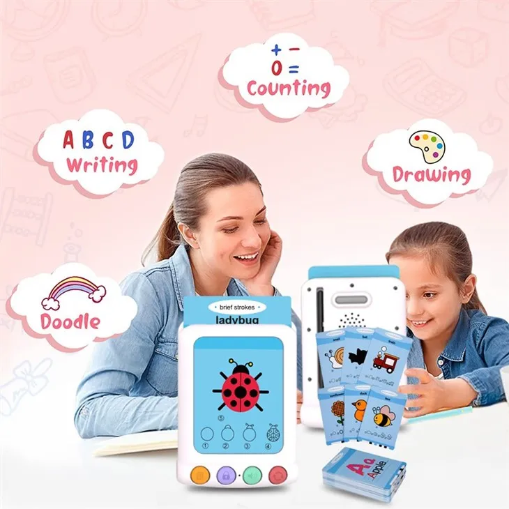 Kid Drawing Talking Flash Card